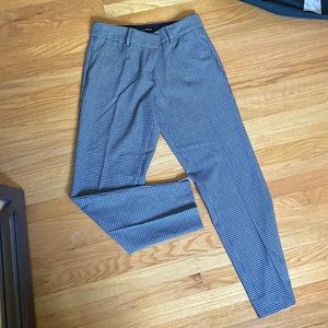 Talbots Hampshirw Ankle length black and grey dress pant-fitted